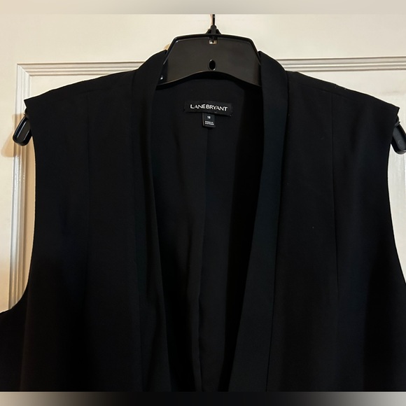 Lane Bryant Sleeveless Open Front Blazer Long Vest Size18 - Picture 12 of 12